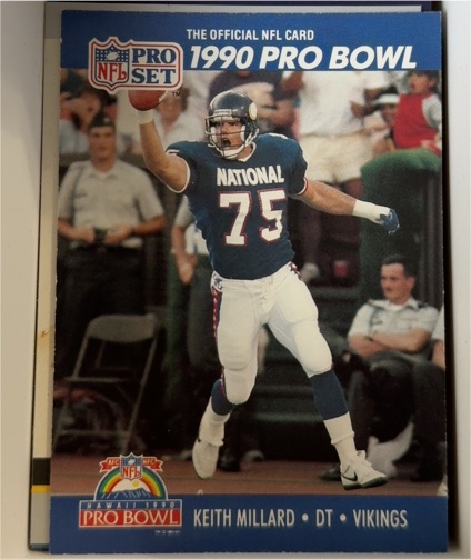 1990 Pro Set #407 Keith Millard — front