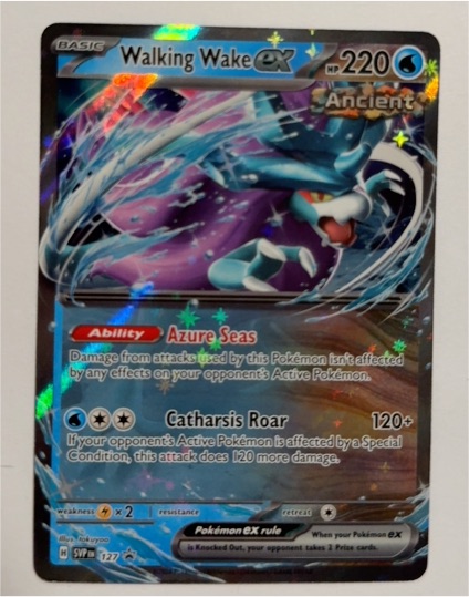 2024 Pokémon SV: Scarlet & Violet Promo #127 Walking Wake ex — front
