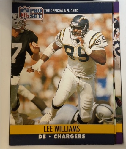 1990 Pro Set #635 Lee Williams — front