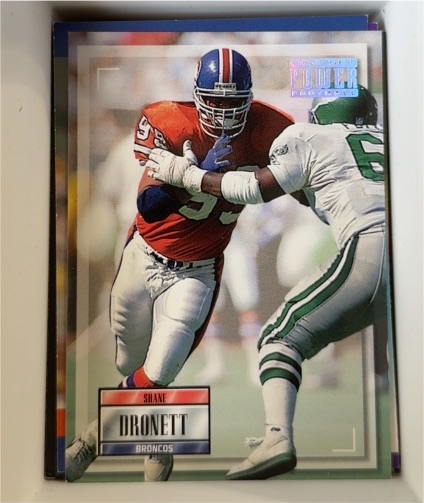 1993 Pro Set Power #199 Shane Dronett — front