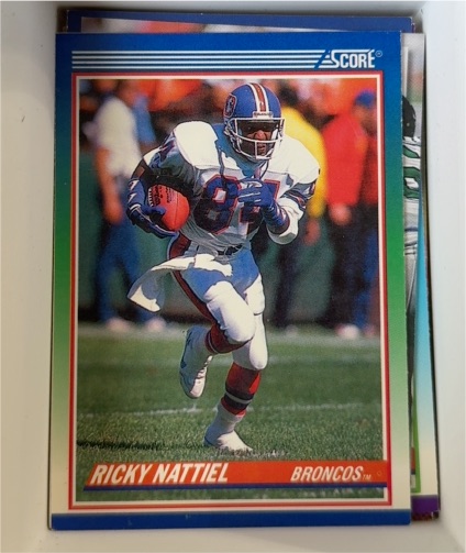 1990 Score #432 Ricky Nattiel — front