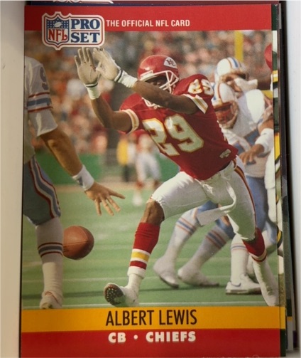 1990 Pro Set #529 Albert Lewis — front