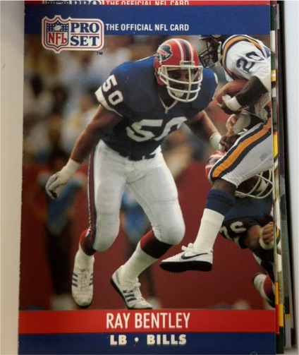 1990 Pro Set #436 Ray Bentley — front