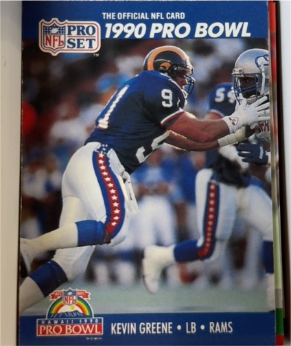 1990 Pro Set Pro Bowl #392 Kevin Greene — front