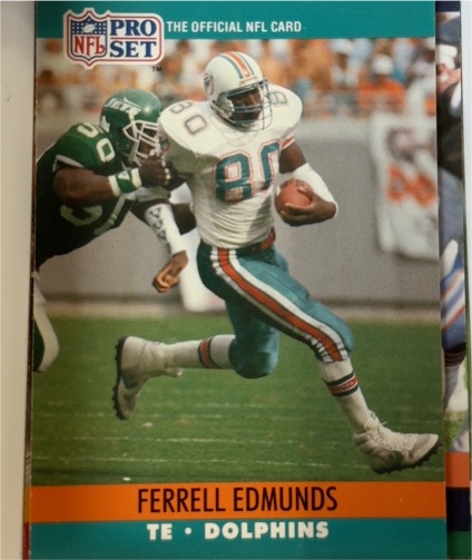 1990 Pro Set #560 Ferrell Edmunds — front