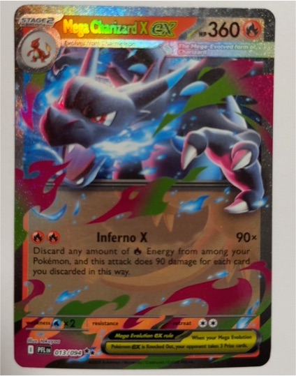 2025 Mega Evolution Series #013 Mega Charizard X ex — front