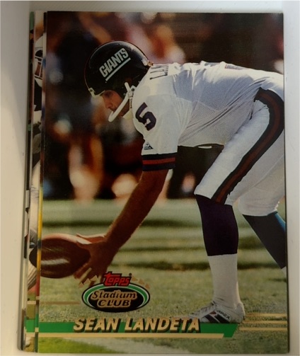 1993 Topps Stadium Club #462 Sean Landeta — front