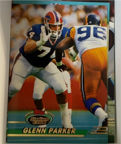 1993 Topps Stadium Club #344 Glenn Parker — front