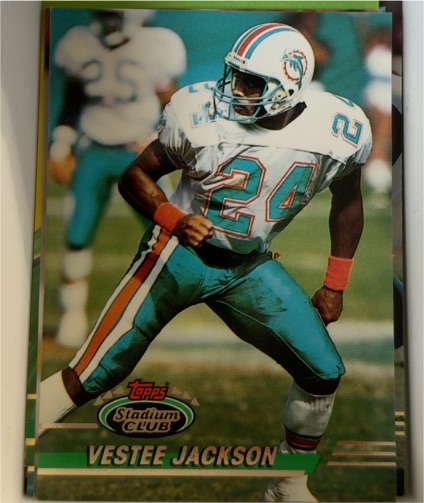 1993 Topps Stadium Club #302 Vestee Jackson — front