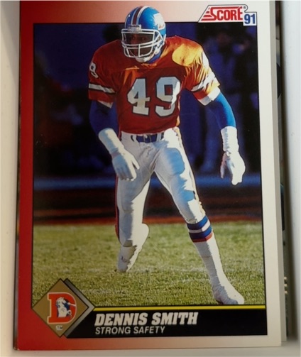 1991 Score #179 Dennis Smith — front