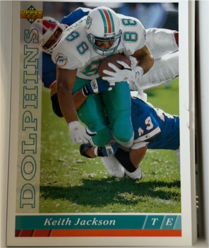1993 Upper Deck #240 Keith Jackson — front