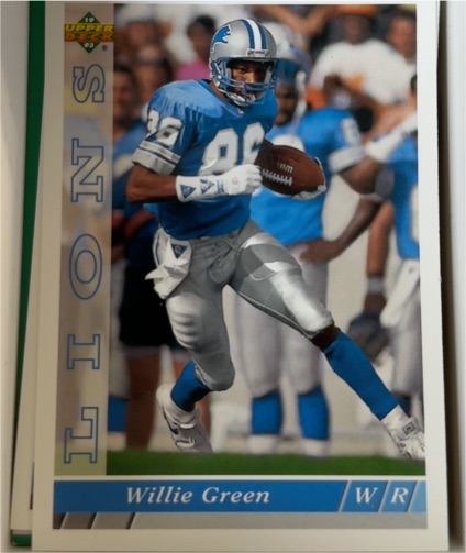 1993 Upper Deck #225 Willie Green — front