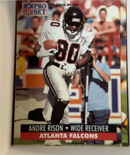 1991 Pro Set #439 Andre Rison — front