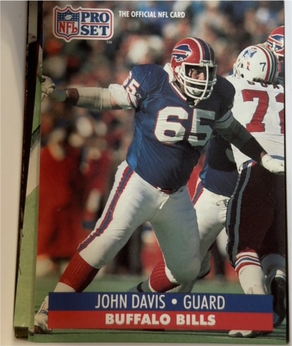 1991 Pro Set #443 John Davis — front
