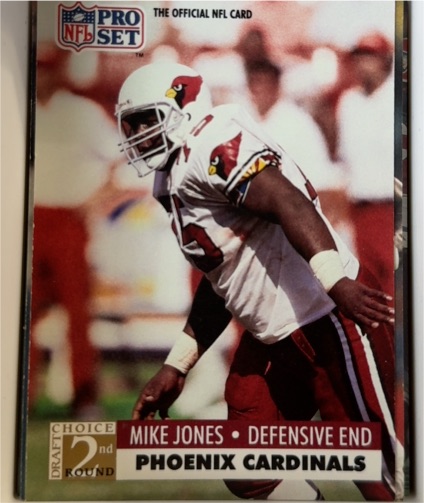 1991 Pro Set #761 Mike Jones — front