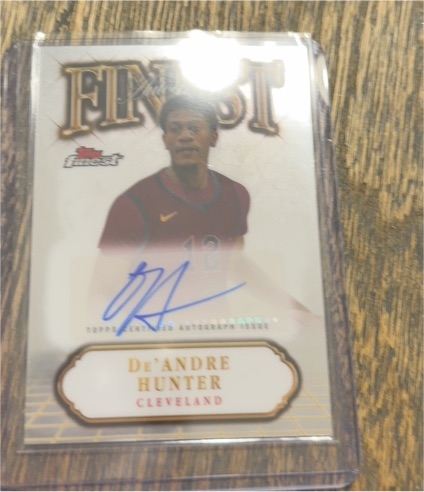 2024-25 Topps Finest #FA-DH De'Andre Hunter — front