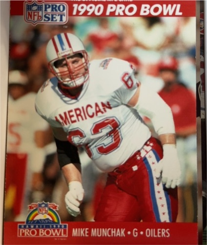 1990 Pro Set #360 Mike Munchak — front