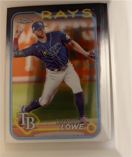 2024 Topps Chrome #286 Brandon Lowe — front
