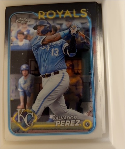 2024 Topps Chrome #117 Salvador Perez — front
