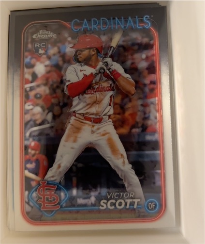 2024 Topps Chrome #251 Victor Scott — front