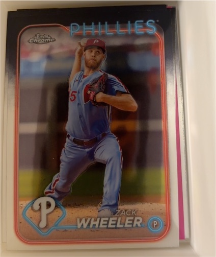 2024 Topps Chrome #25 Zack Wheeler — front