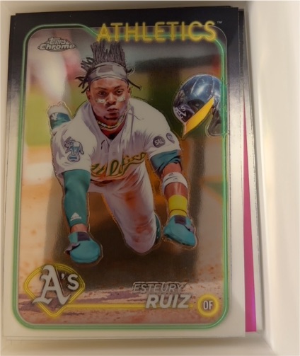 2024 Topps Chrome #241 Esteury Ruiz — front