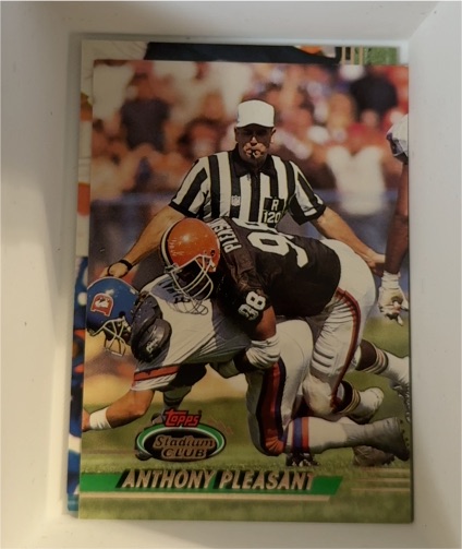 1993 Topps Stadium Club #358 Anthony Pleasant — front