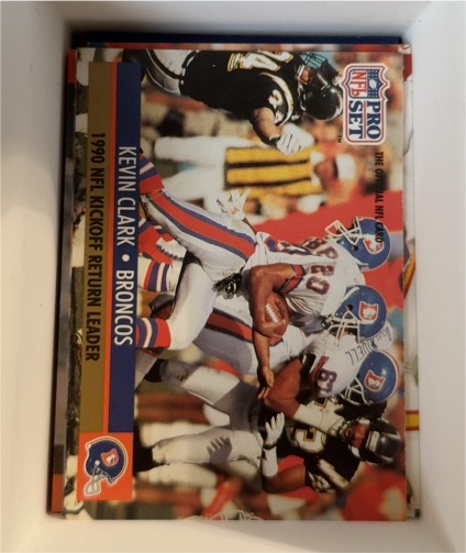 1990 Pro Set #17 Kevin Clark — front