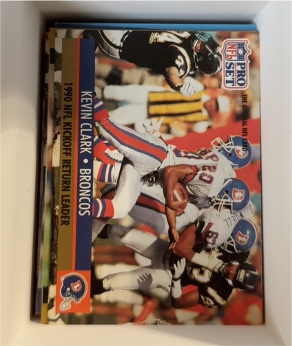 1991 Pro Set #17 Kevin Clark — front