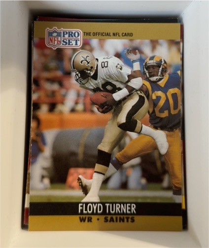 1990 Pro Set #590 Floyd Turner — front