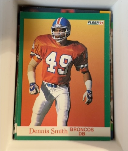 1991 Fleer #49 Dennis Smith — front