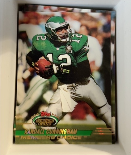1993 Topps Stadium Club Members Choice #494 Randall Cunningham — front