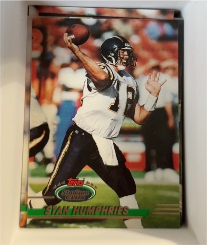 1993 Topps Stadium Club Stan Humphries — front