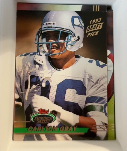1993 Topps Stadium Club #??? Carlton Gray — front