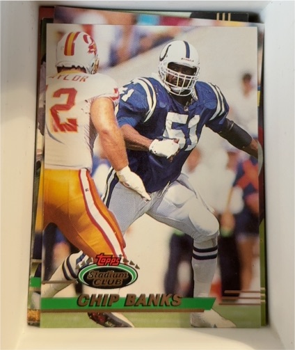 1993 Topps Stadium Club #479 Chip Banks — front