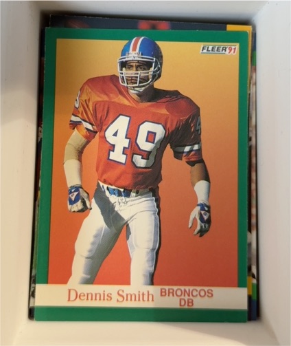 1991 Fleer #49 Dennis Smith — front