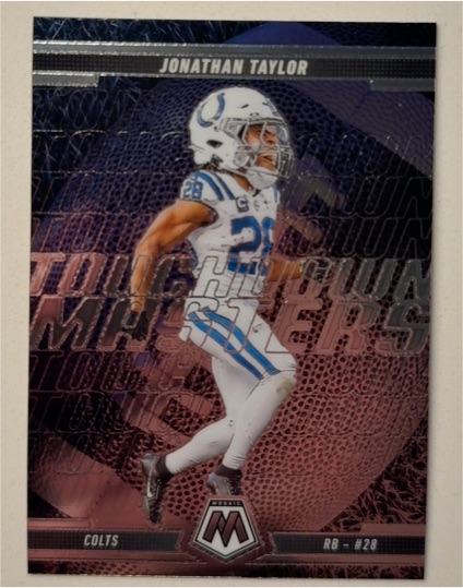 2025 Panini Mosaic #10 Jonathan Taylor Touchdown Masters — front