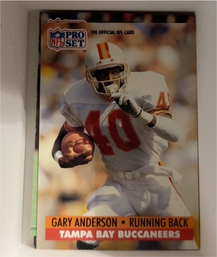 1991 Pro Set #40 Gary Anderson — front