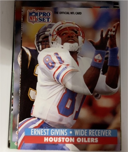 1991 Pro Set #164 Ernest Givins — front