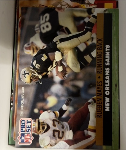1991 Pro Set #240 Rueben Mayes — front