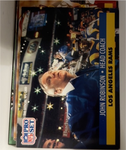 1991 Pro Set #207 John Robinson — front