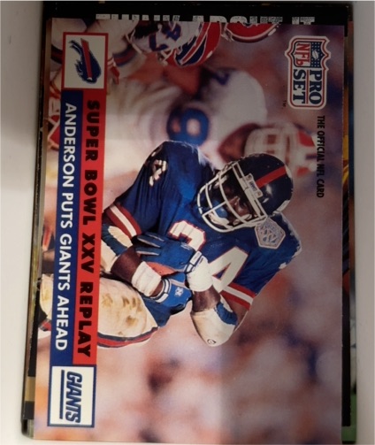 1991 Pro Set #51 Ottis Anderson — front