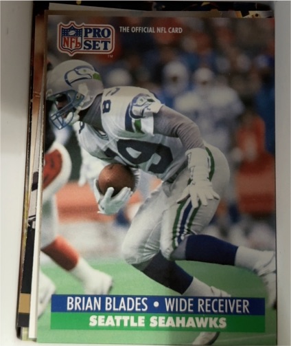 1991 Pro Set #298 Brian Blades — front