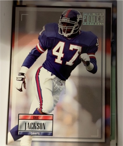 1993 Pro Set Power Football #147 Greg Jackson — front