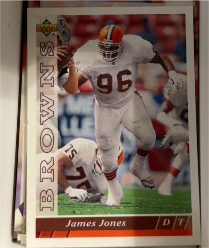 1993 Upper Deck #504 James Jones — front