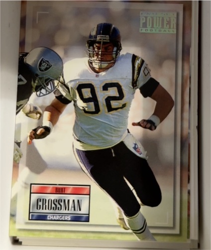 1993 Pro Set Power #192 Burt Grossman — front