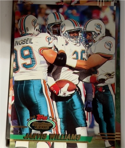 1993 Topps Stadium Club #474 Jarvis Williams — front