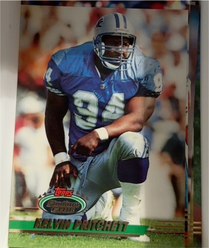 1993 Topps Stadium Club #263 Kelvin Pritchett — front