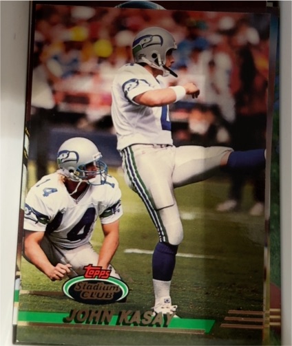 1993 Topps Stadium Club #309 John Kasay — front