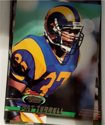 1993 Topps Stadium Club #398 Pat Terrell — front